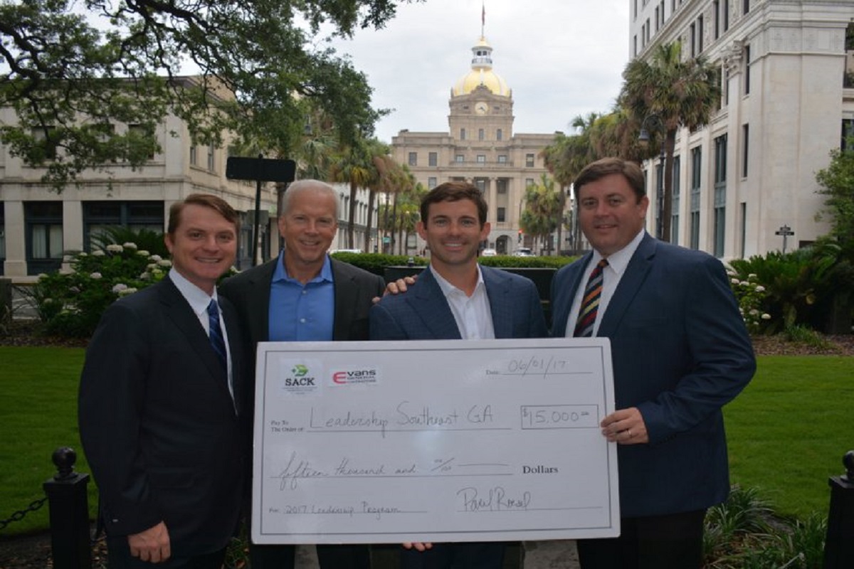 Two Local Companies Present $15,000 to Leadership Southeast Georgia Program