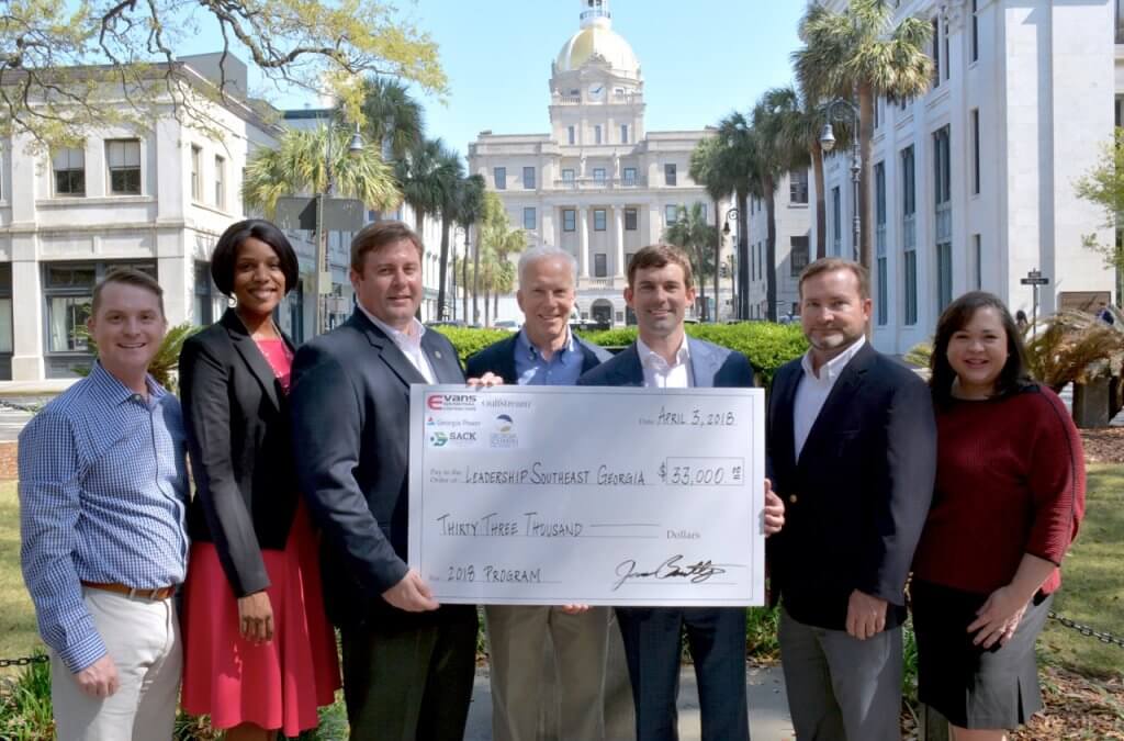 Area Businesses Present $33,000 to Leadership Southeast Georgia's 2018 Program
